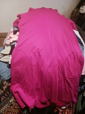 Bright Fuchsia Knit Hooded Dress Size Med Pure Essence Size Med